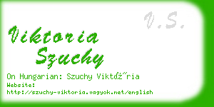 viktoria szuchy business card